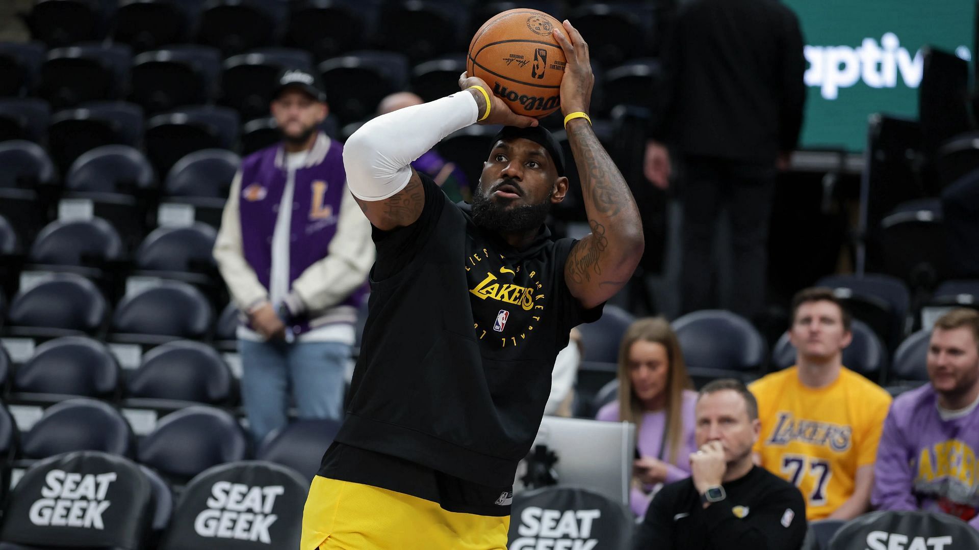 LeBron James makes his feelings crystal clear on arriving first during all team activities. (Photo: IMAGN)