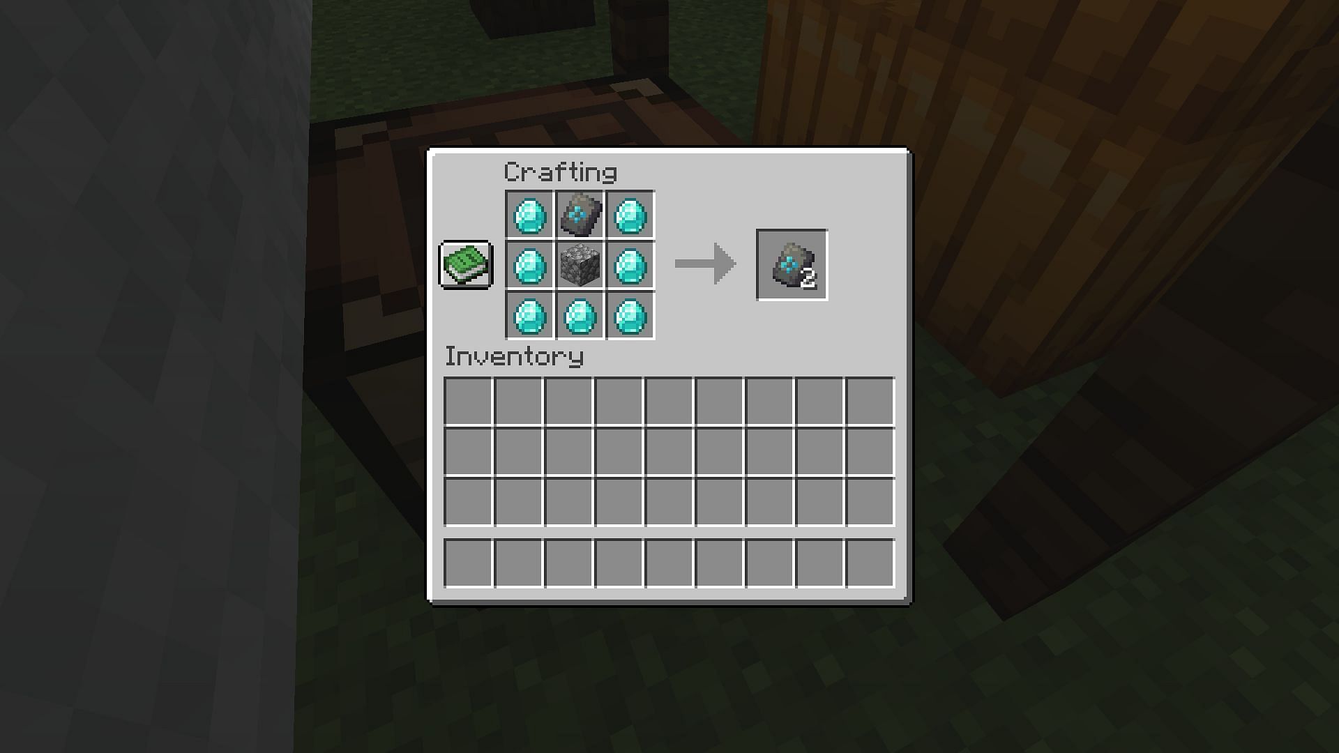 Duplicating the Sentry armor trim (Image via Mojang Studios || Sportskeeda Gaming)