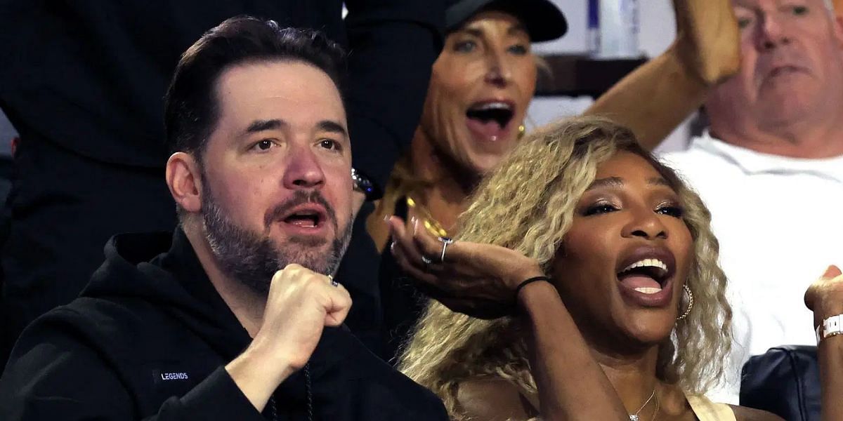 Alexis Ohanian (left) and Serena Williams (right), Source: Getty