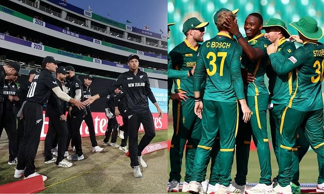 Champions Trophy 2025 : दूसरे सेमीफाइनल मुकाबले के लिए न्यूजीलैंड और दक्षिण अफ्रीका की संभावित प्लेइंग 11