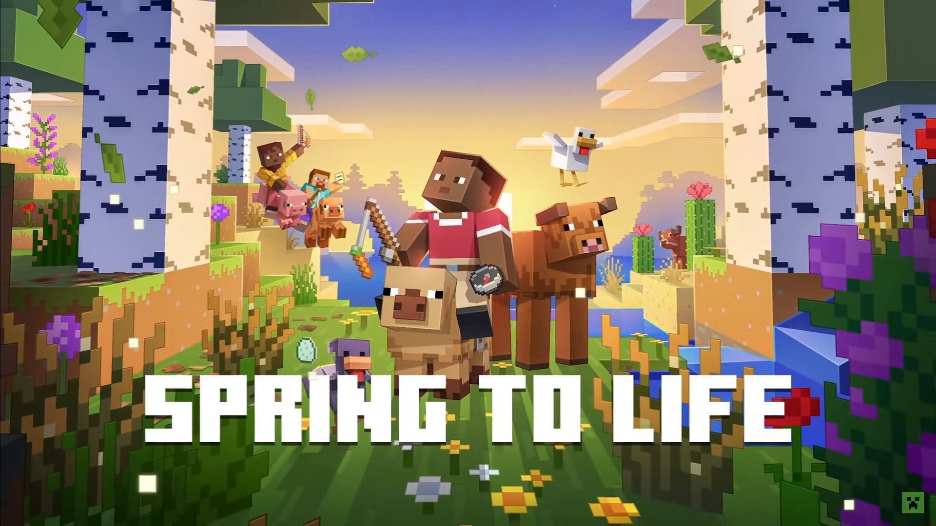 Minecraft Spring to Life Drop