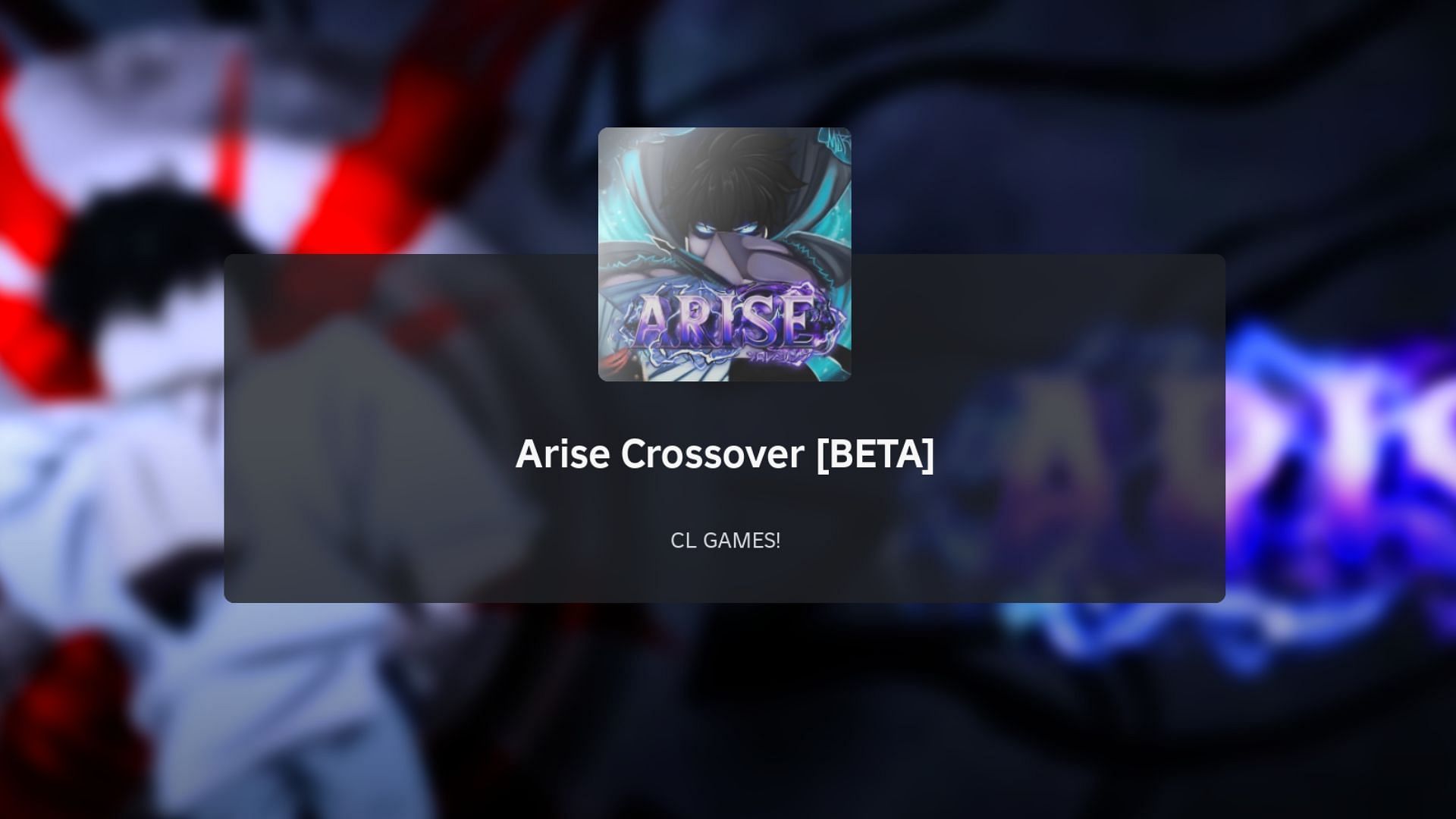 Arise Crossover loading screen