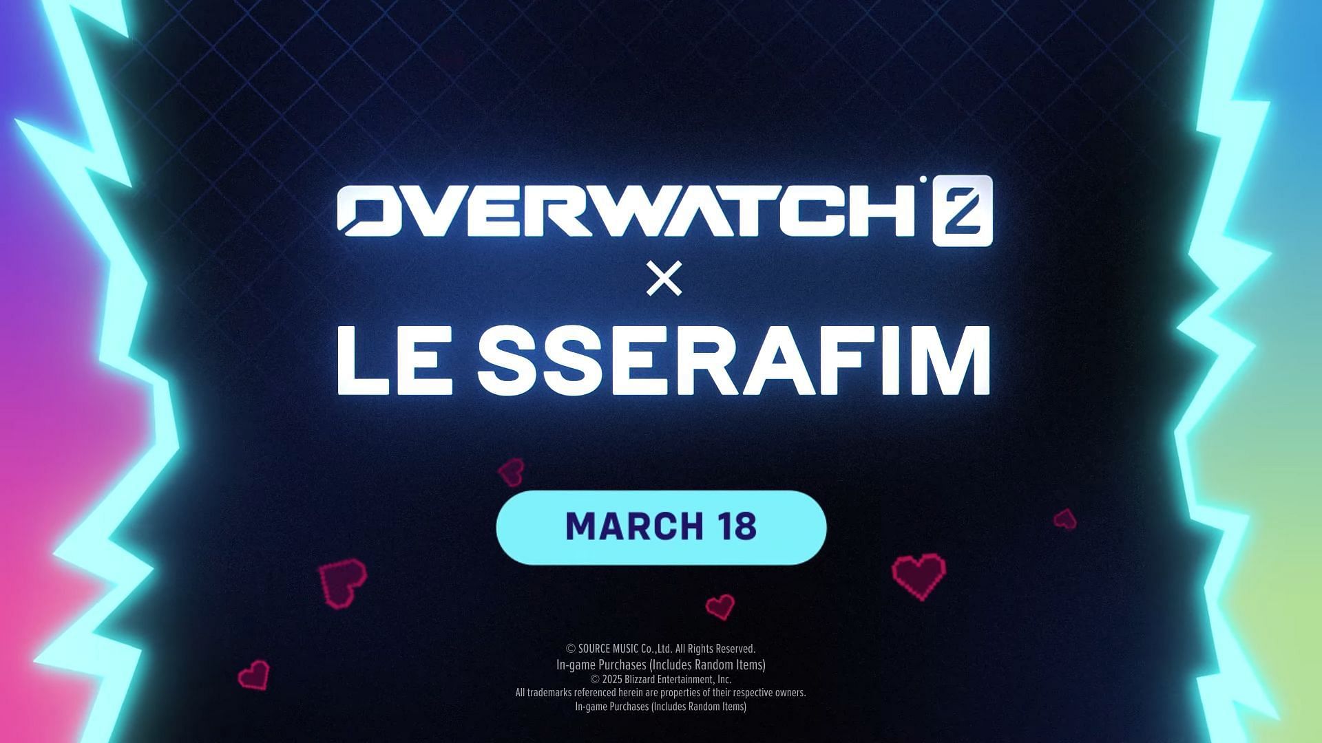 Details about the Overwatch 2 LE SSERAFIM collaboration (Image via Blizzard Entertainment)