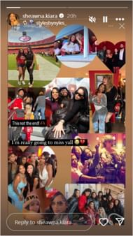 Still from Chris Jones’ ex-GF Sheawna's Instagram story/@sheawna.kiara