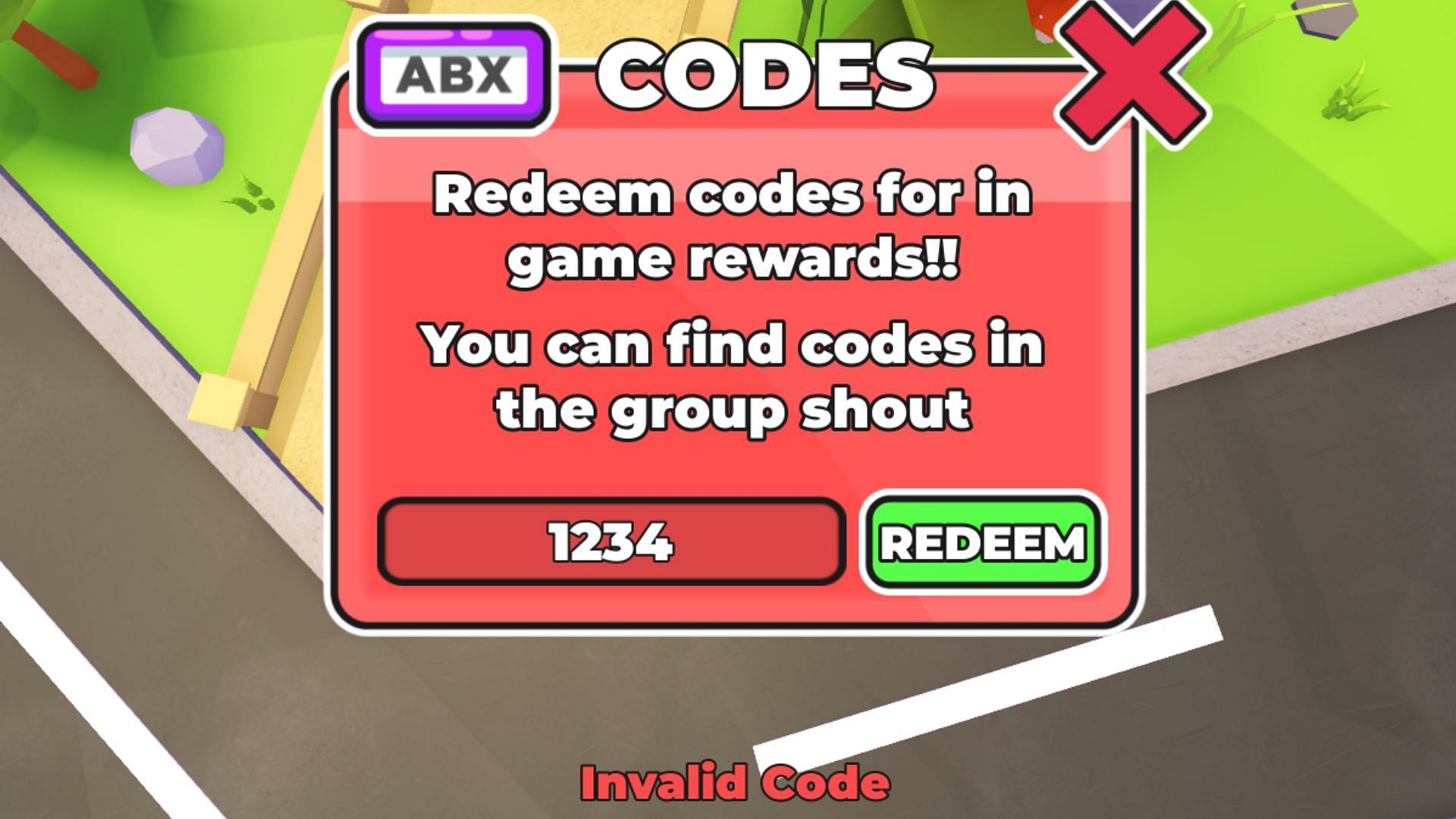 Taco Shop Tycoon invalid code issue (Image via Roblox)