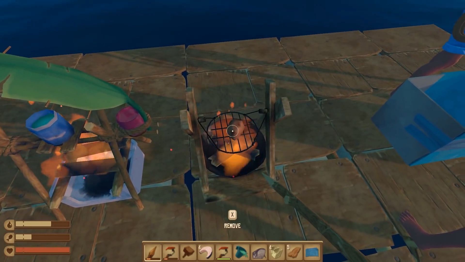 Cooking in Raft (Image via Redbeet Interactive)