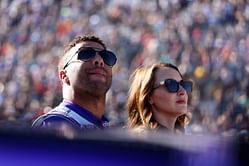 Bubba Wallace drops adorable racetrack update featuring son Becks 'dripped out' in sponsor Columbia Sportswear's ensemble
