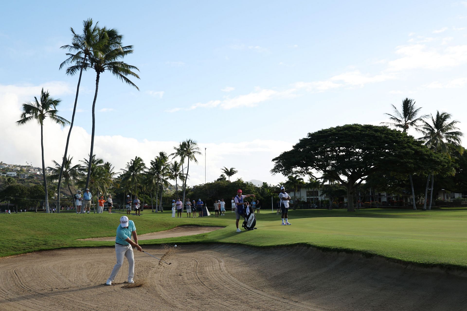 Bud Cauley at the 2025 Sony Open In Hawaii (via Getty)