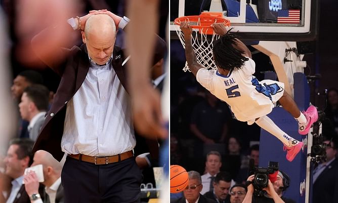 "Totally Classless","Dan Hurley deserves that": Fans react as UConn gets triggered after Creighton player rubs salt on Big East Tournament exit