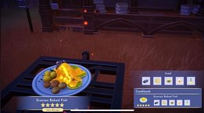How to make Grecian Baked Fish in Disney Dreamlight Valley