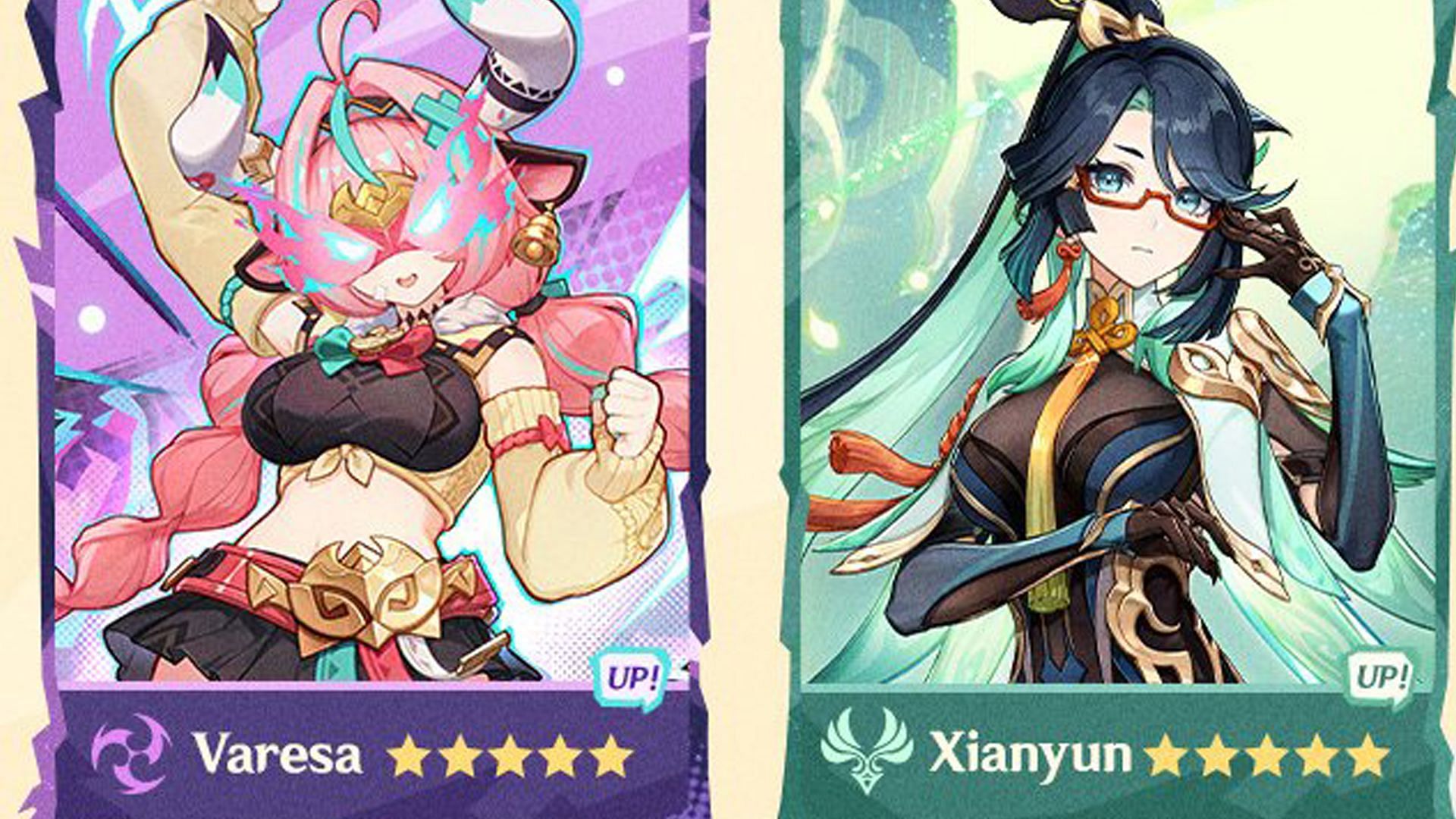 Phase I banners will feature Varesa and Xianyun (Image via HoYoverse)