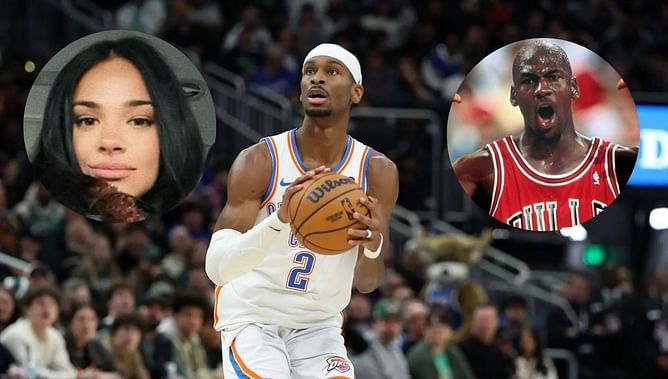 Shai Gilgeous-Alexander's wife Hailey Summers reacts after Thunder superstar matches Michael Jordan's feat