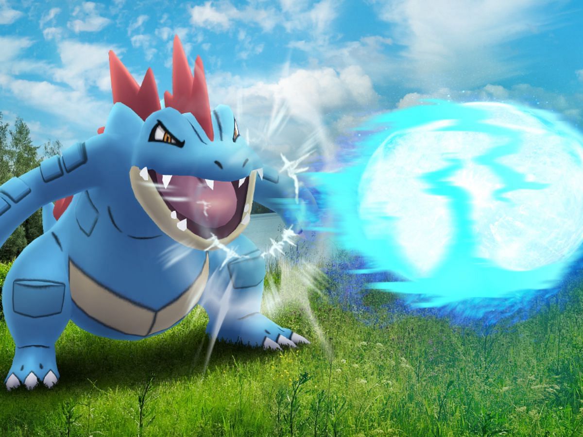 Feraligatr with Hydro Cannon in Pokemon GO