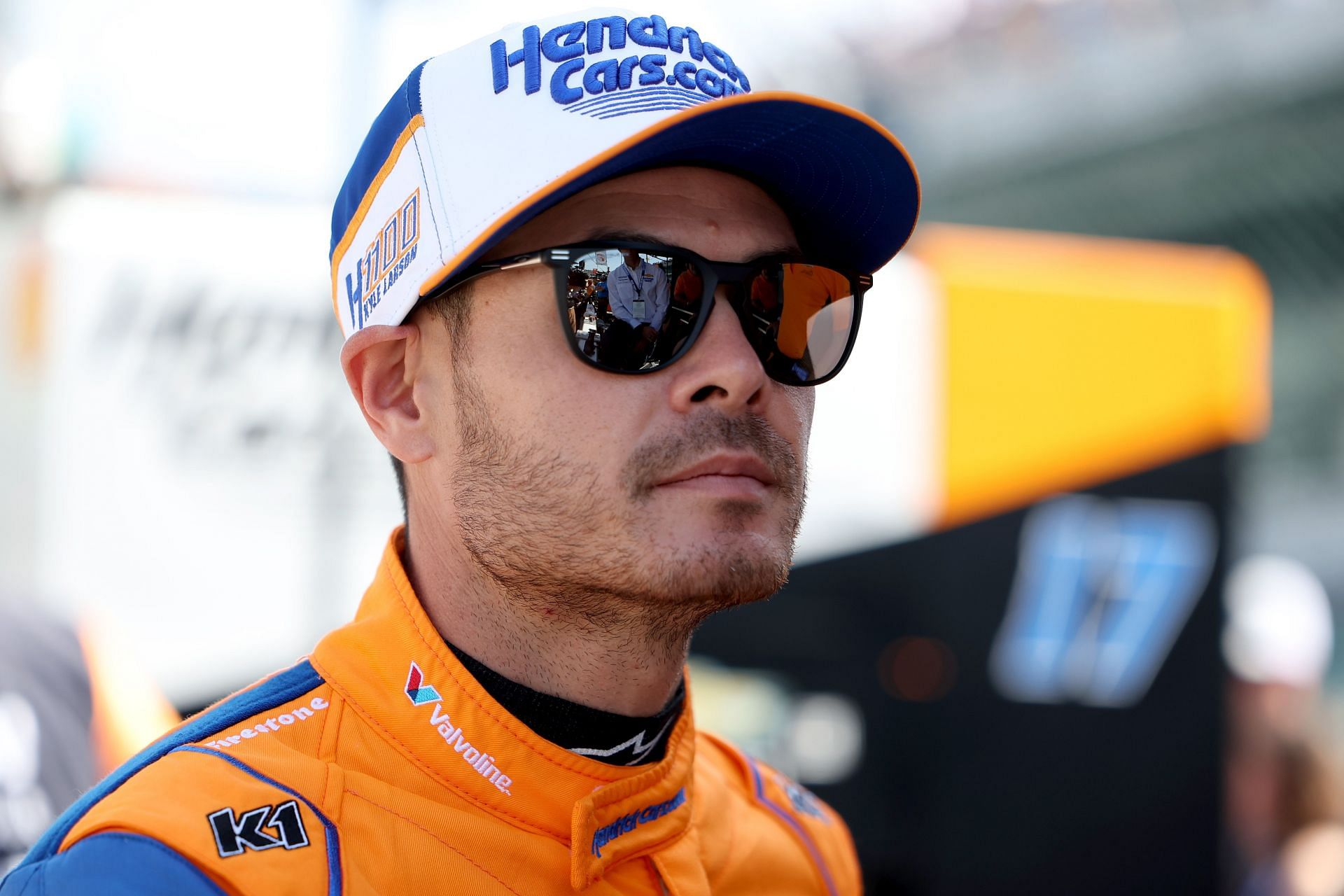 Kyle Larson at the 108th Running of the Indianapolis 500 - Source: Getty