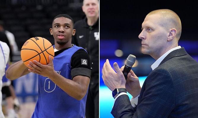 "Lamont's arms are hanging on by a thread": Mark Pope jokes about Kentucky star's injury after his rusty March Madness return