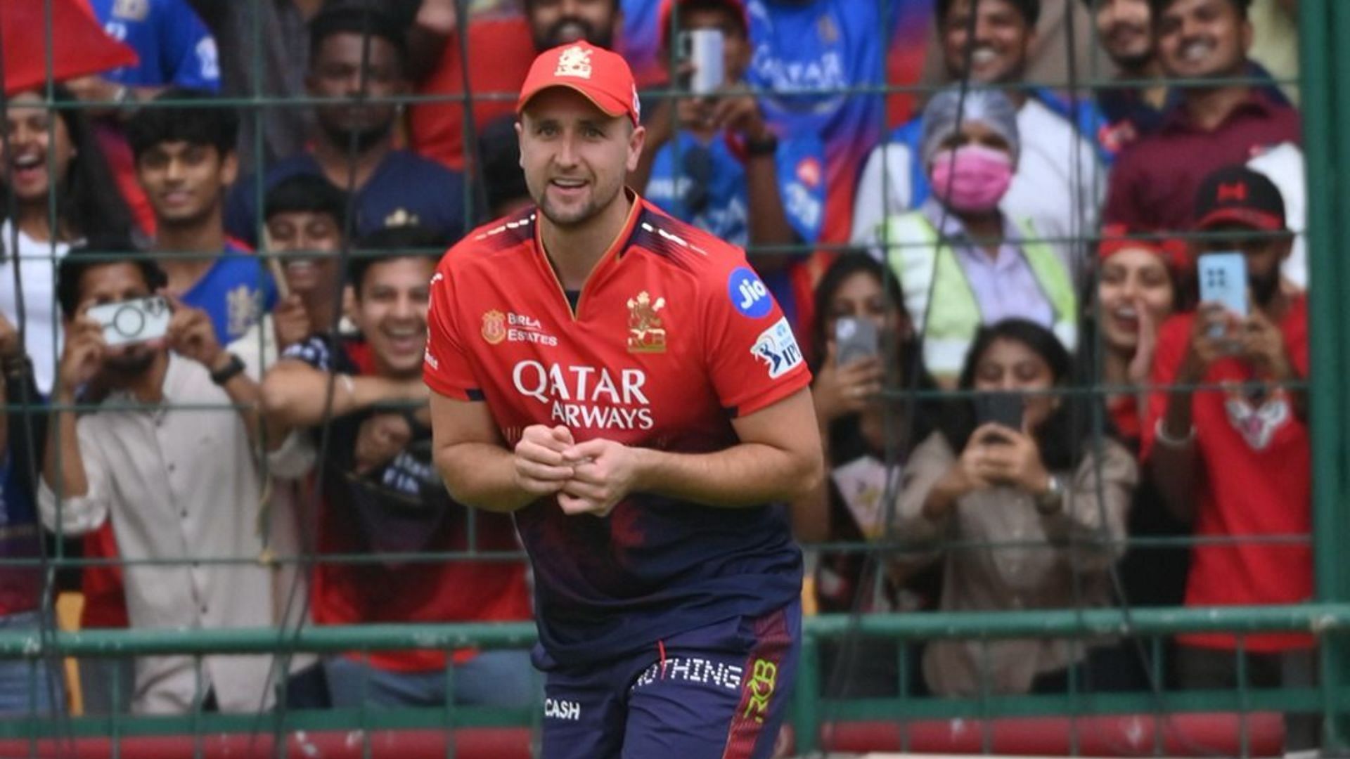 Liam Livingstone during the RCB Unbox event ahead of the IPL 2025 season (Image Credits: RCB/X)