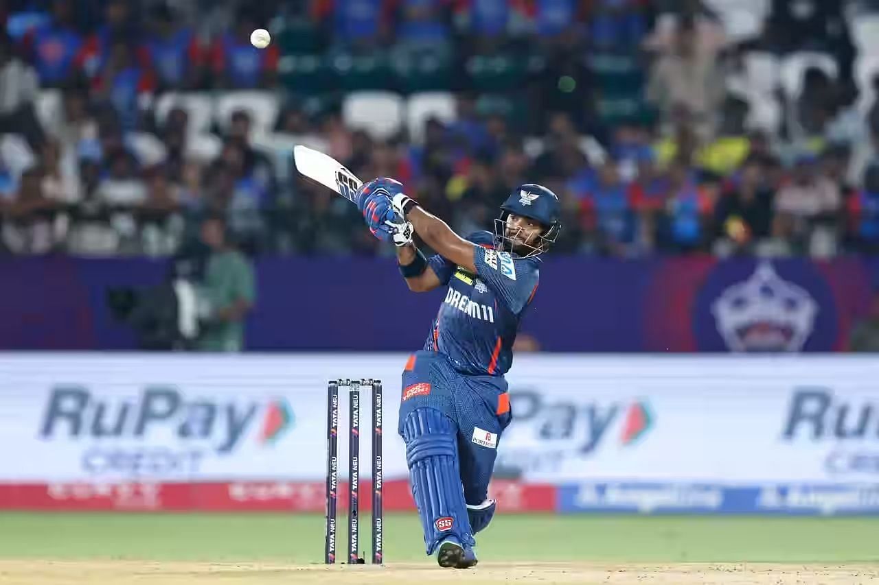 Nicholas Pooran smashed six fours and seven sixes during his 75-run knock. [P/C: iplt20.com]