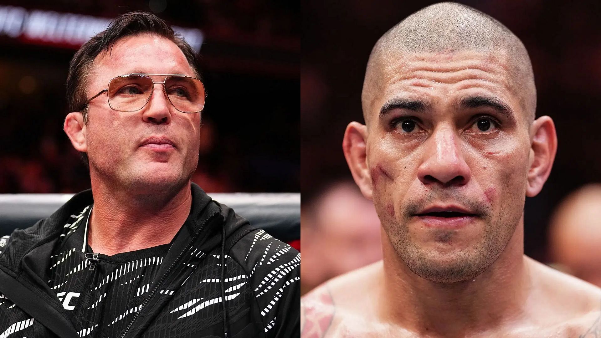 Chael Sonnen (left) wants Alex Pereira (right) to move to heavyweight following UFC 313 loss. [Image courtesy: Getty Images]