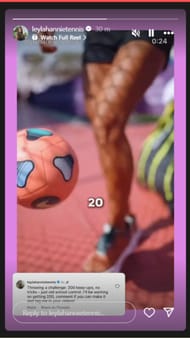 Leylah Fernandez's Instagram