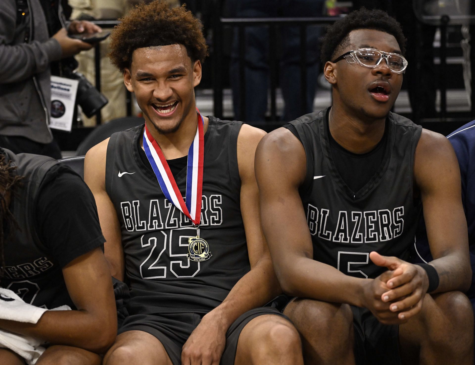 Sierra Canyon Trailblazers defeated Lincoln 58-53 to win a boys CIF State Division 1 championship basketball game. - Source: Getty