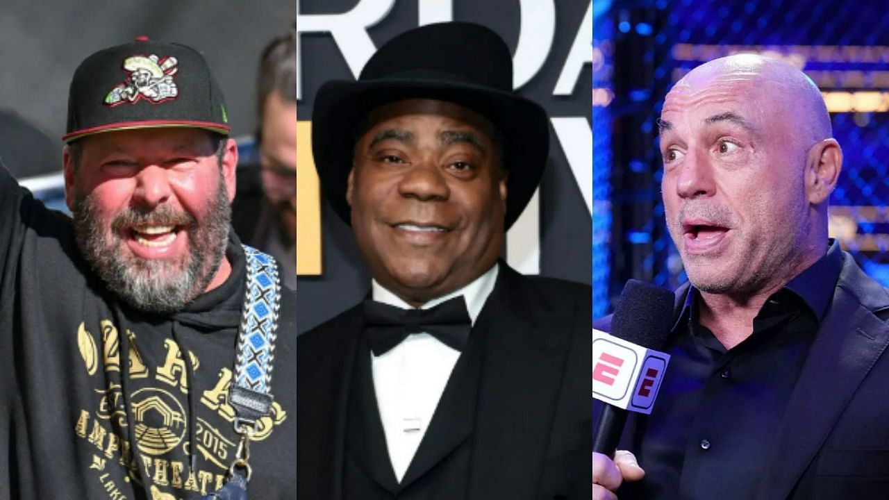 Bert Kreischer (Left), Tracy Morgan (Middle), and Joe Rogan (Right)