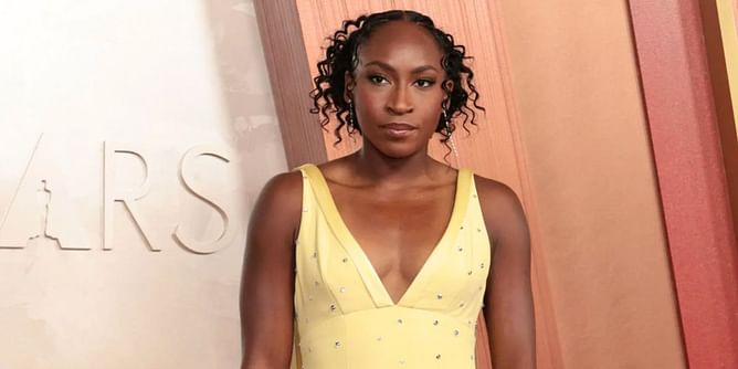 "I'm not used to this" - Coco Gauff makes honest admission about getting 'glam' in custom Miu Miu gown at Oscars 2025