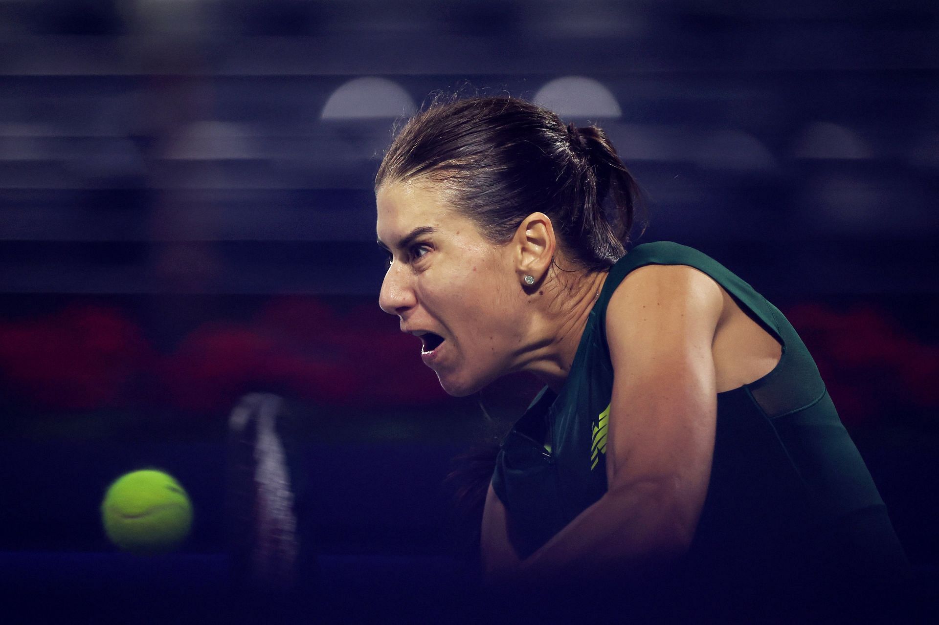 Emma Navarro at the Dubai Tennis Championships - Source: Getty