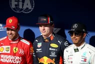 Sebastian Vettel, Max Verstappen, and Lewis Hamilton - Source: Getty