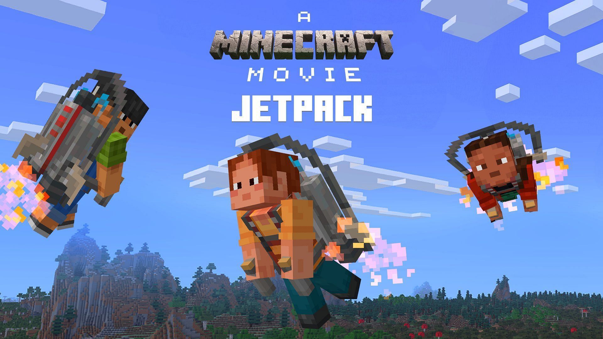 The game add items such as jetpacks in the Vanilla version of Minecraft (Image via Mojang Studios)