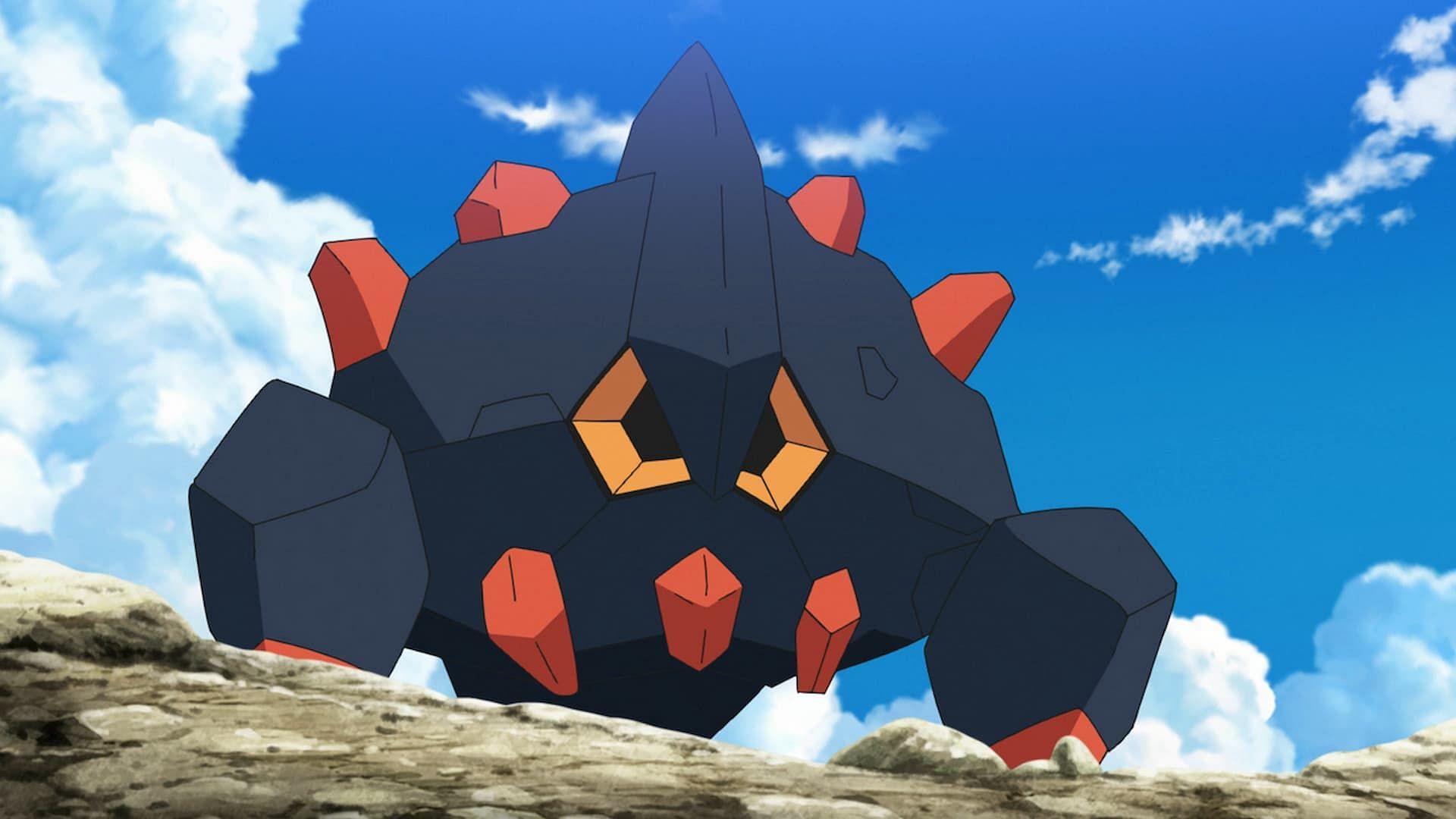 Boldore as seen in the anime (Image via The Pokemon Company)