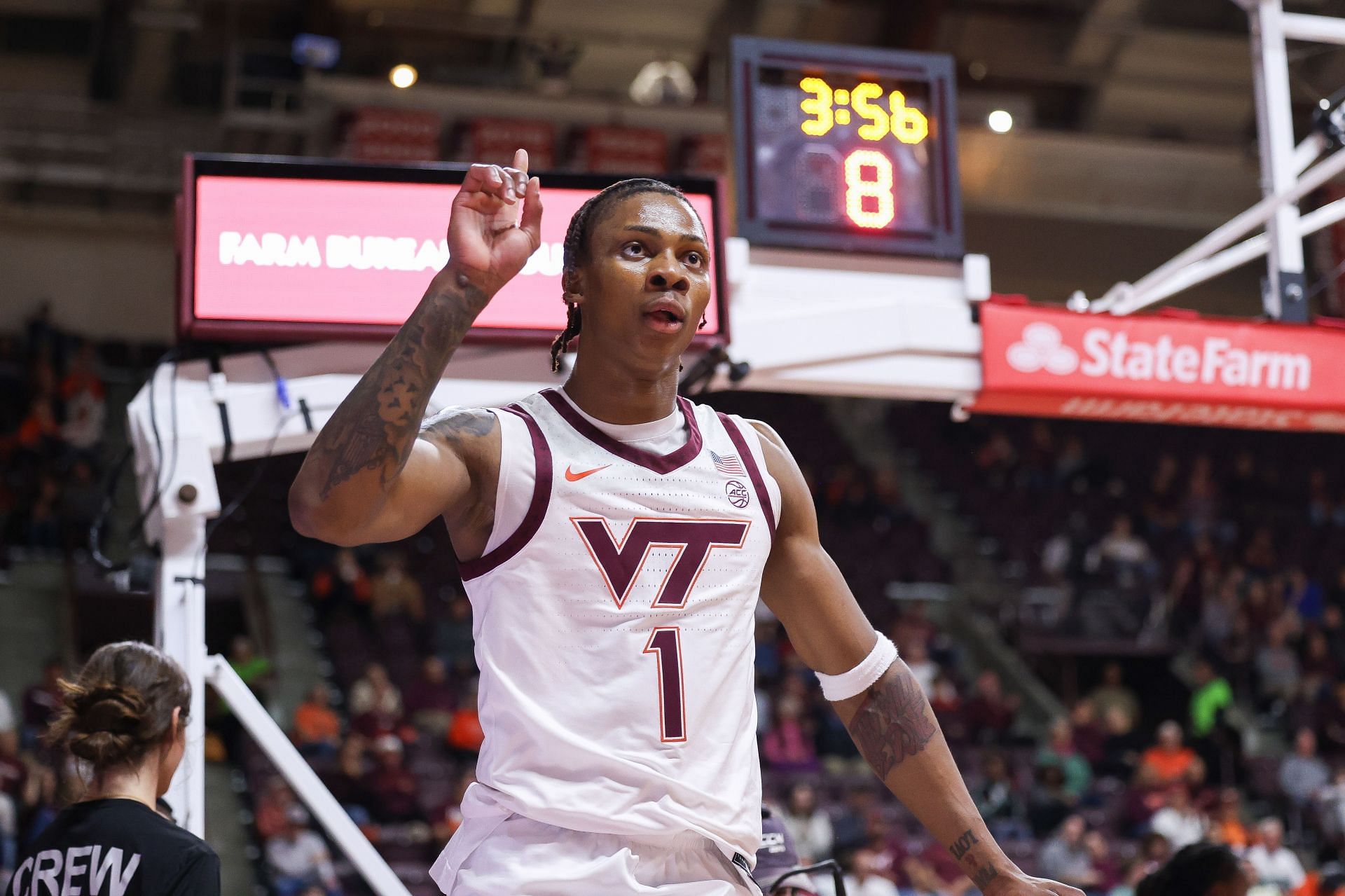 Virginia Tech Hokies star Tobi Lawal - Source: Getty