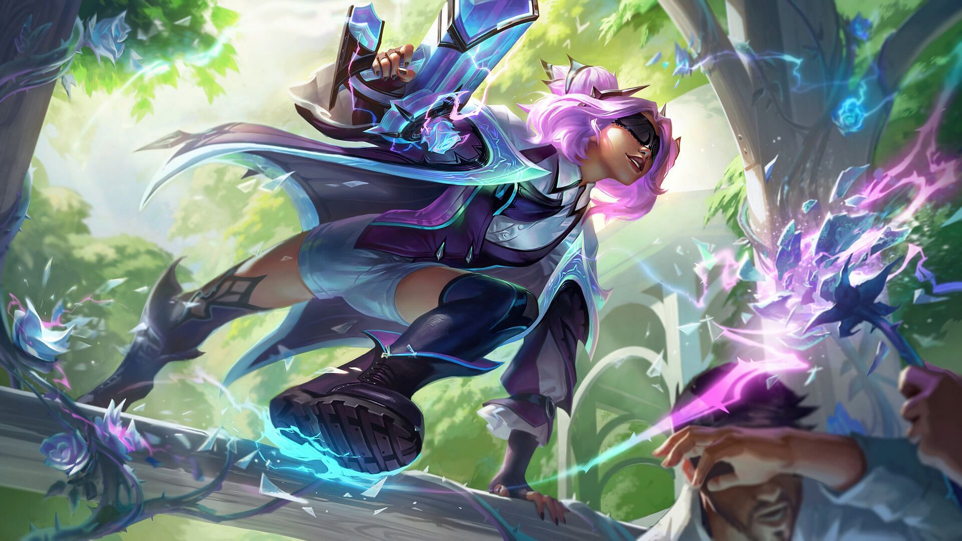 Withered Rose Zeri in League of Legends (Image via Riot Games)