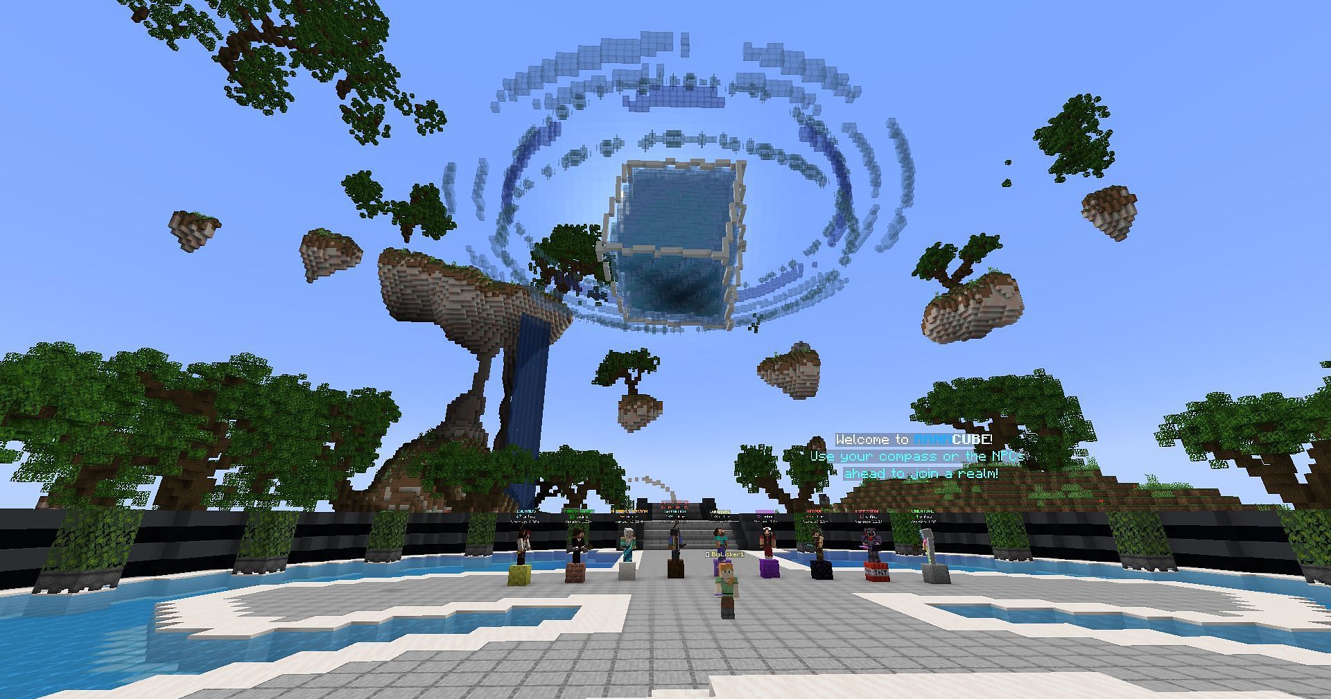 ManaCube is a server with many different game modes (Image via Mojang Studios)