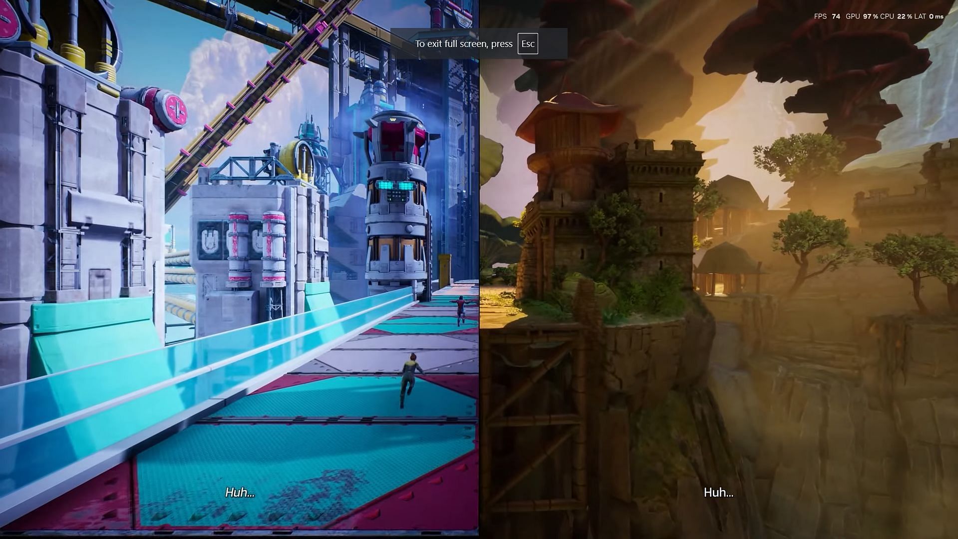 Change screens to avoid the cliff (Image via Electronic Arts // YouTube/@ JSkeleton)