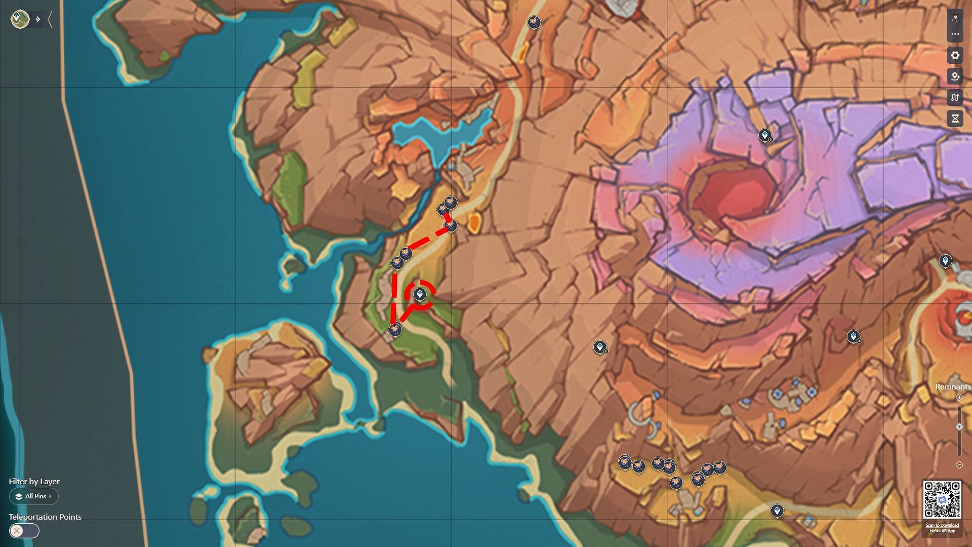 Route #4 (Image via HoYoverse)