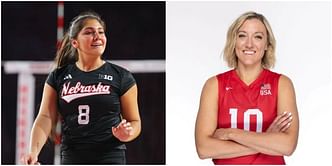 WATCH: Former Nebraska Volleyball player Lexi Rodriguez takes on a fun intergenerational challenge with Olympian Jordan Larson amid LOVB season