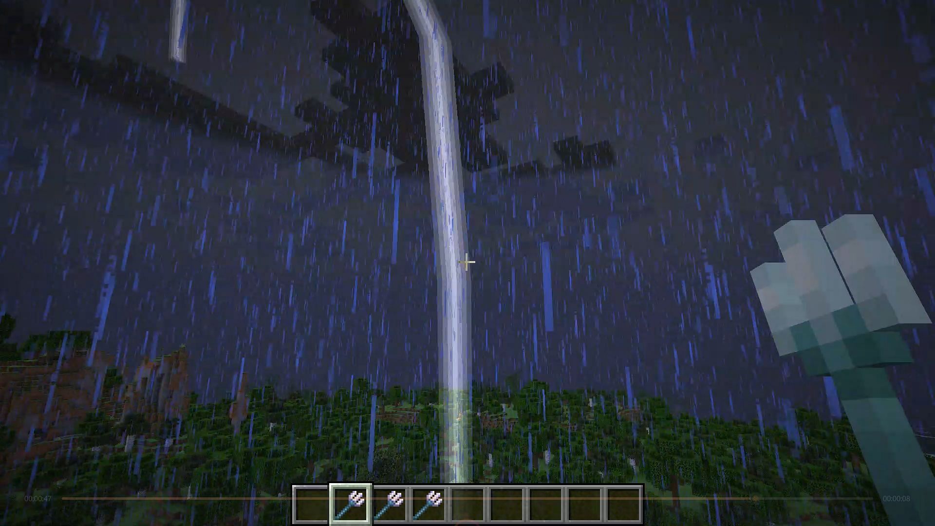 Tridents are cool when they have enchantments (Image via Mojang Studios || Sportskeeda Gaming)