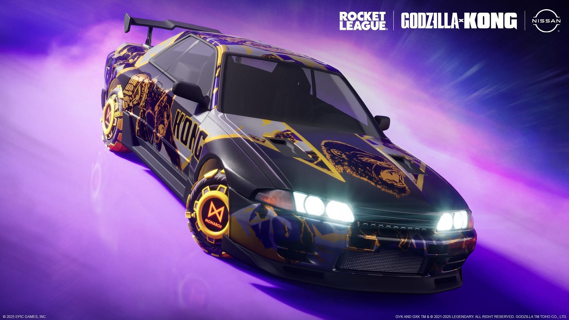 The Nissan Skyline GT-R (R32) skin is now in Fortnite (Image via Epic Games)