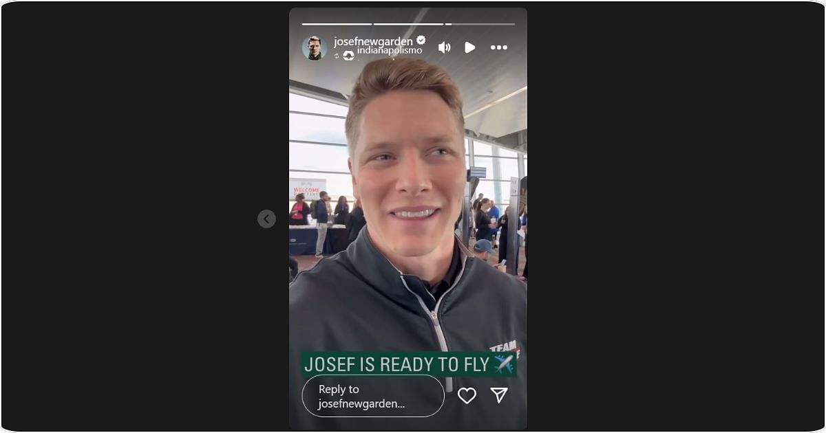 Josef Newgarden recently launched the special tickets for the 2025 Indy 500. Image: @josefnewgarden via Instagram