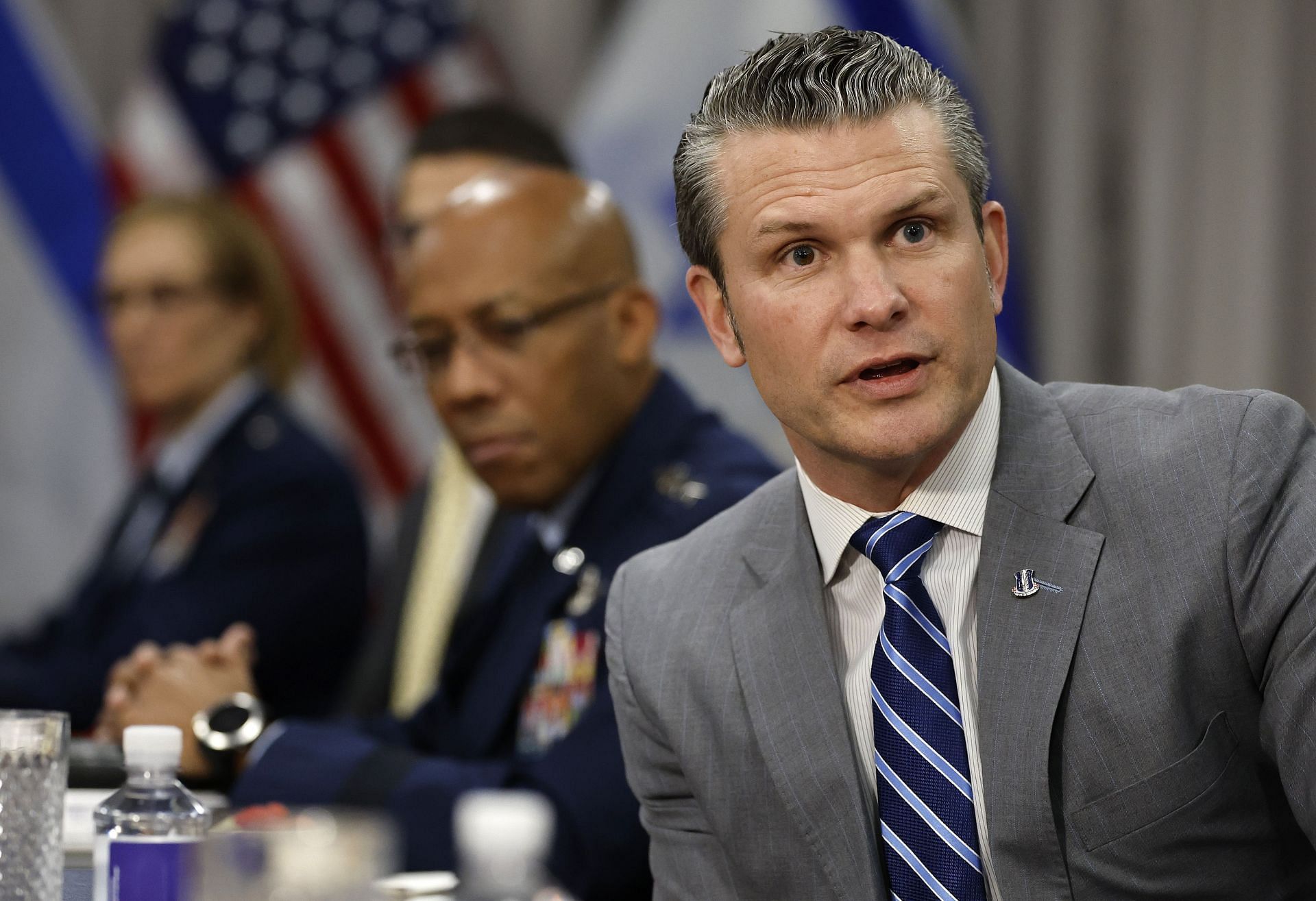 Defense Sec. Hegseth Welcomes Israeli PM Netanyahu To The Pentagon - Source: Getty