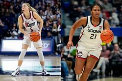 Paige Bueckers uses wordplay to congratulate Sarah Strong on Freshman of the Year award