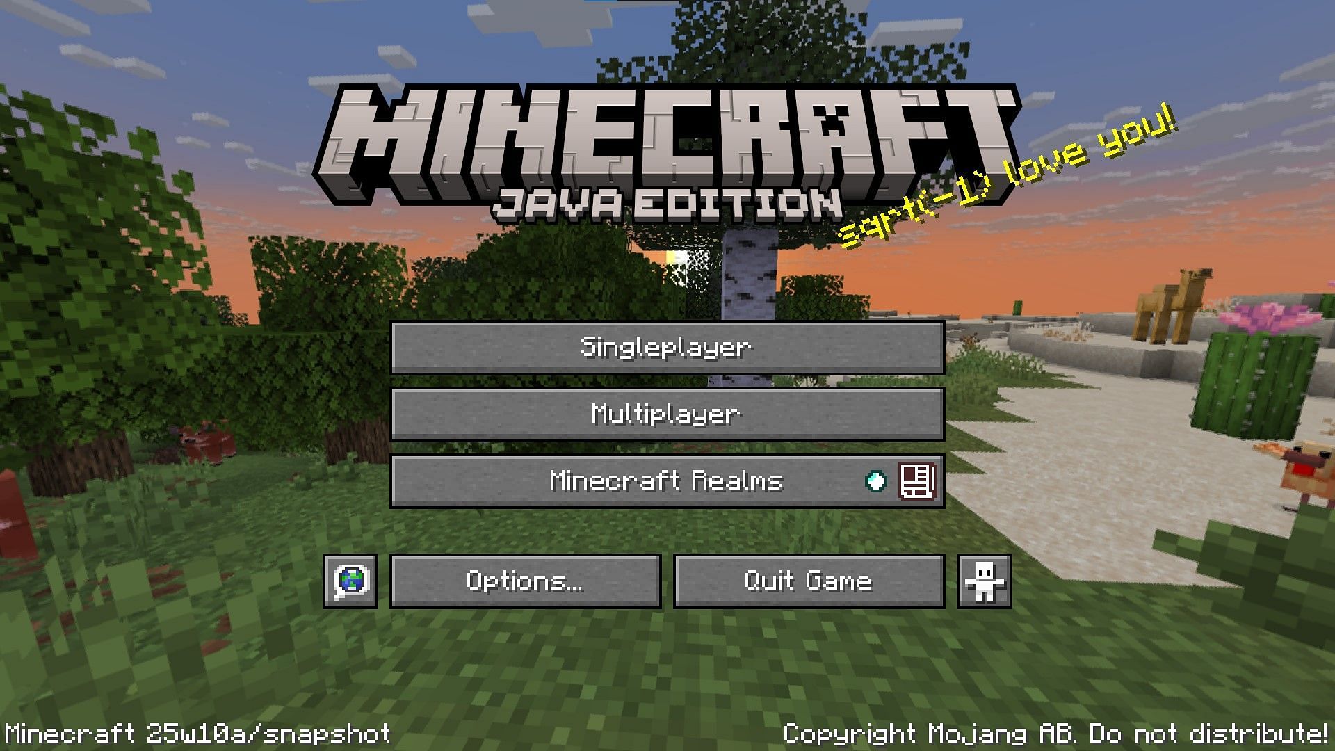 Minecraft snapshot 25w10a patch notes