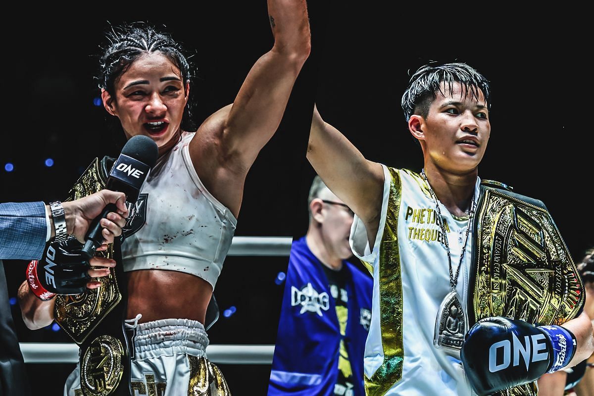 Allycia Hellen Rodrigues (left) and Phetjeeja (right) | Image credit: ONE Championship