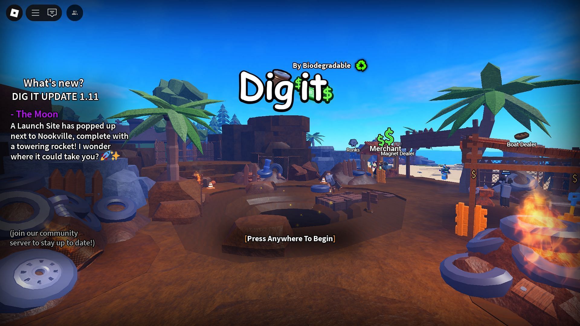Roblox Dig It