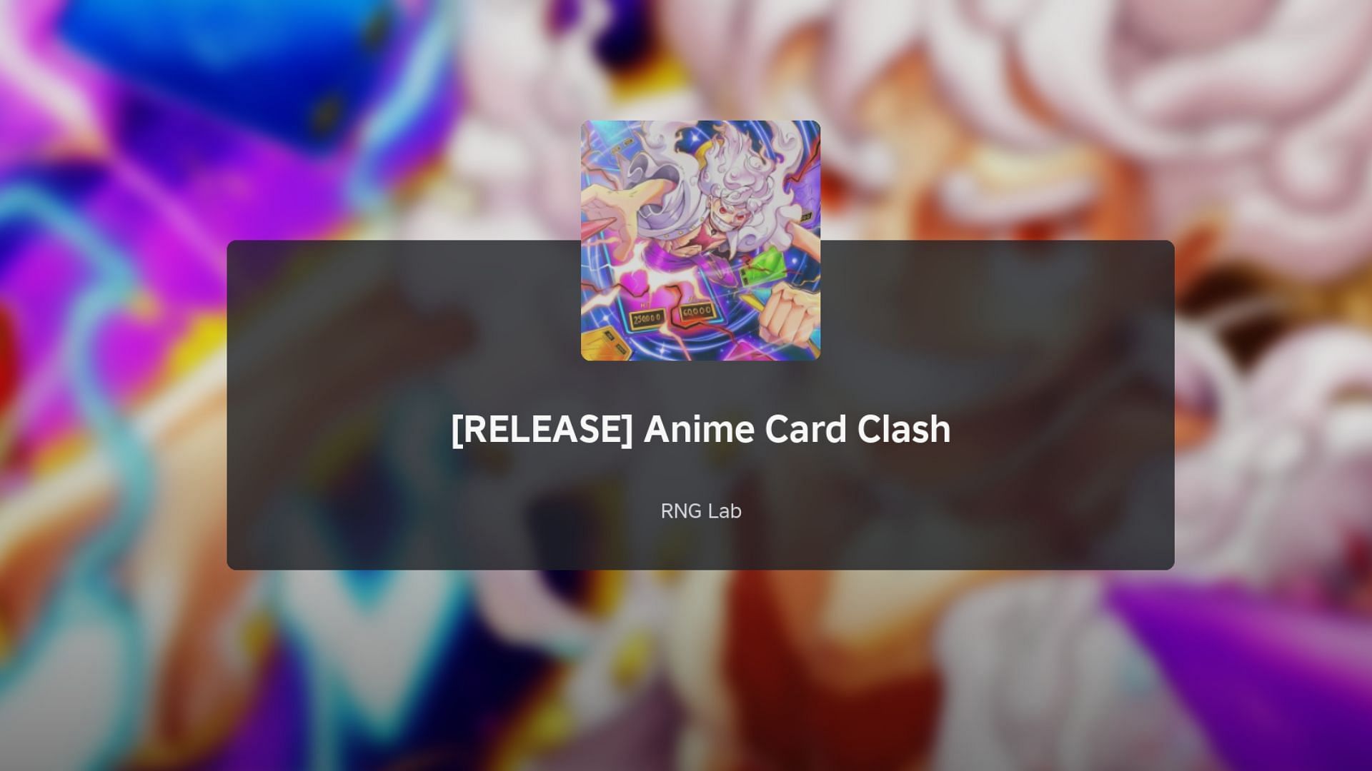 Anime Card Clash loading screen