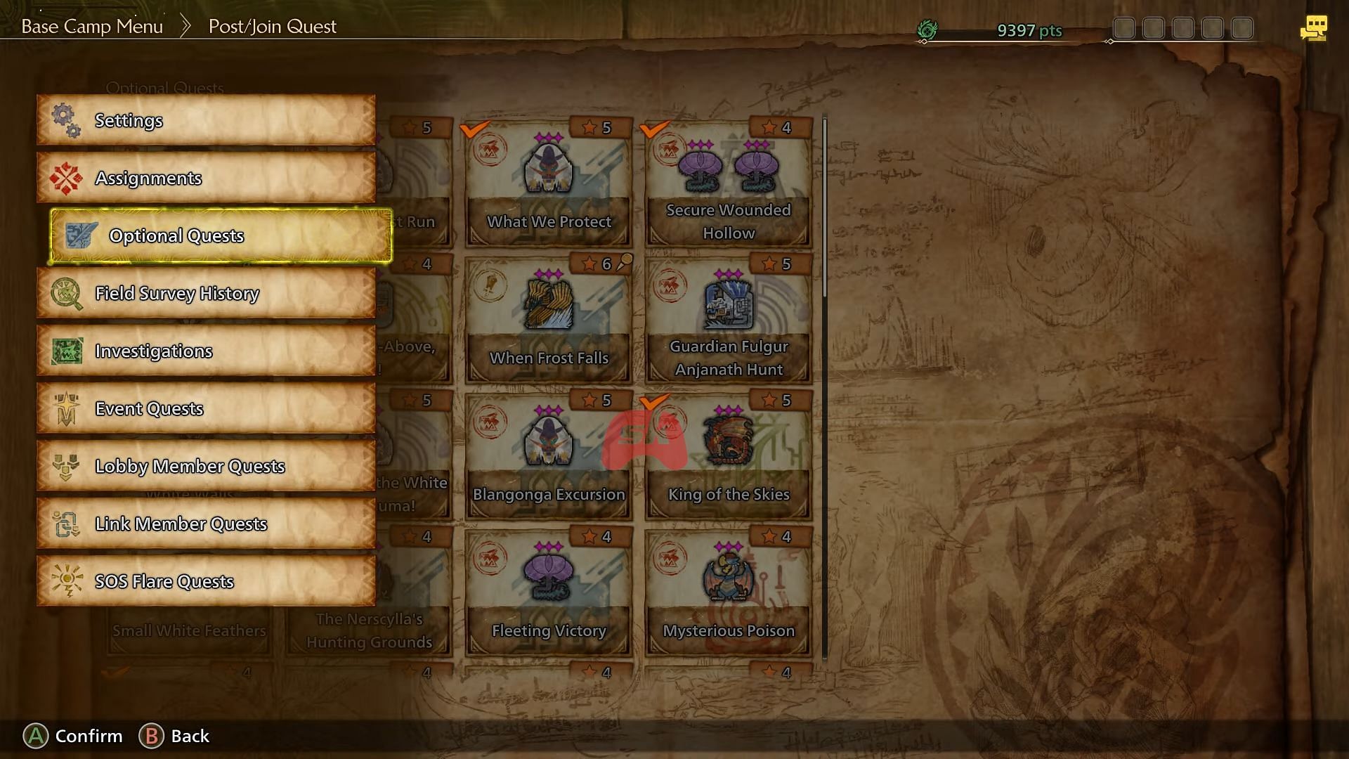 Optional quests become available as you advance through the main storyline of Monster Hunter Wilds (Image via Sportskeeda Gaming || Capcom)