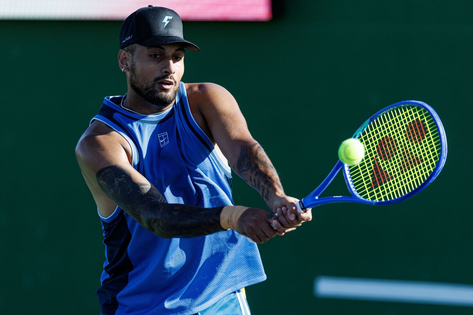 Nick Kyrgios at Indian Wells [Image Source: Getty Images]