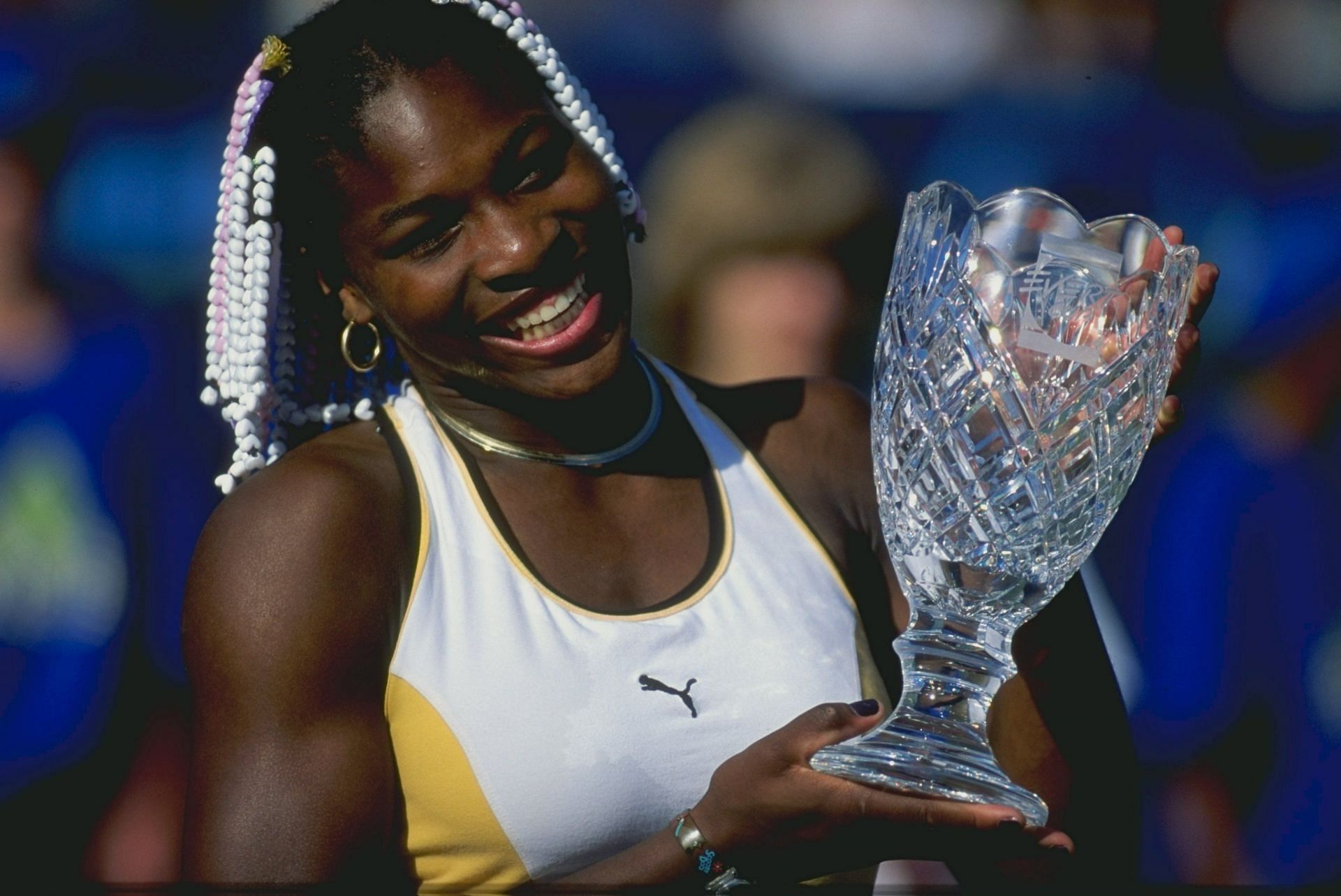 Serena Williams at Indian Wells 1999. (Photo: Getty)