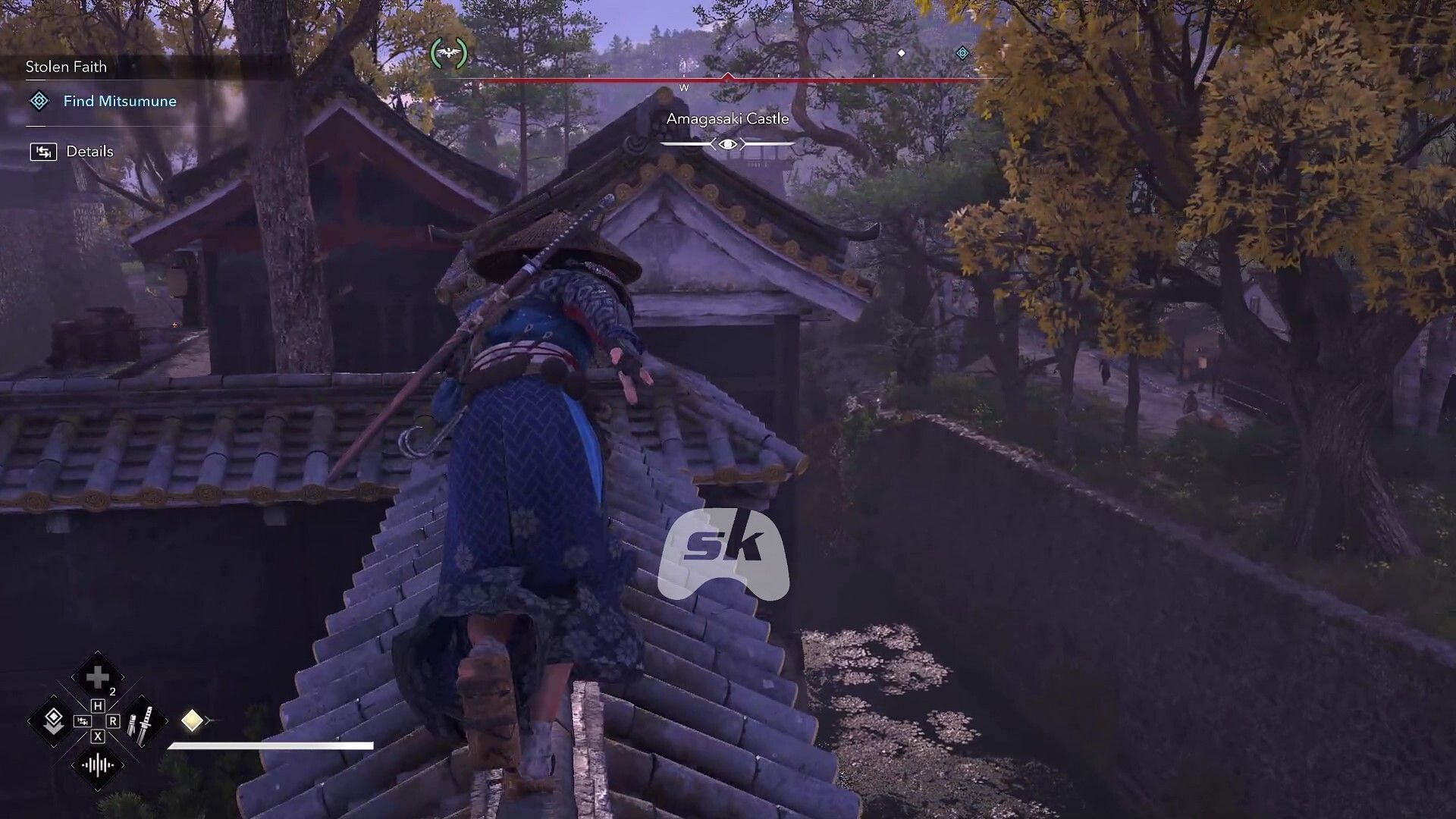 Fall damage is not usually a cause for concern in this game (Image via Sportskeeda Gaming // Ubisoft)