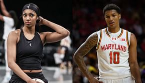 "I'm your #1 fan" - Proud Angel Reese makes feelings known on brother Julian Reese's senior day in Maryland